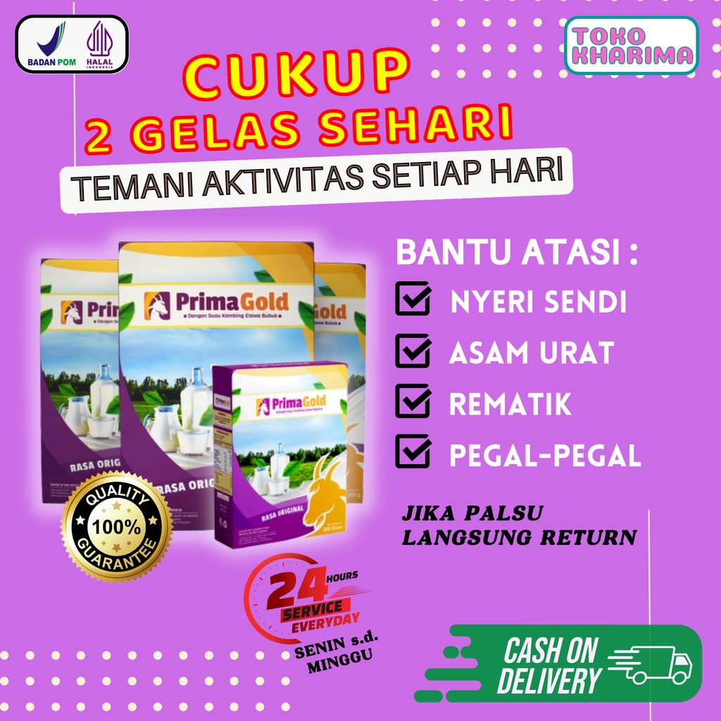 

[ 4 BOX ] Susu Terapi PRIMA GOLD @200gr Susu Kesehatan Keluarga Anda