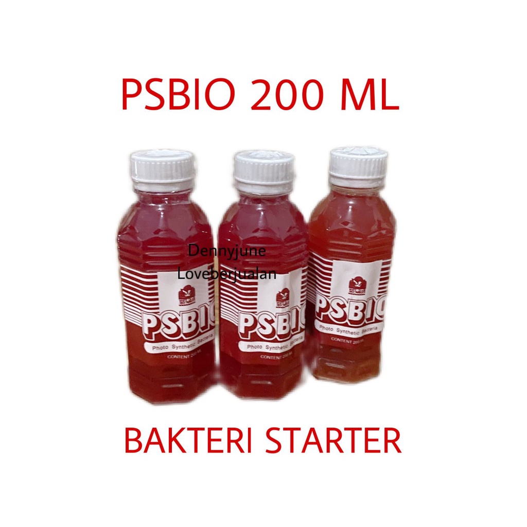 PS Bio 200ml Bakteri Starter Penjernih Air Aquarium Kolam Aquascape Bakteri Pengurai Amonia Nitrat