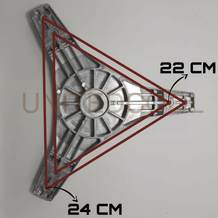 SEGITIGA PLAT BAWAH SPIDER MESIN CUCI SAMSUNG DC66-0046A