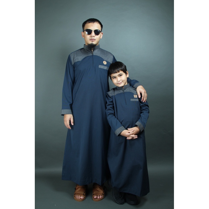 Jubah Couple Al Amwa - Gamis Couple Al Amwa - Jubah Anak Ayah Al Amwa