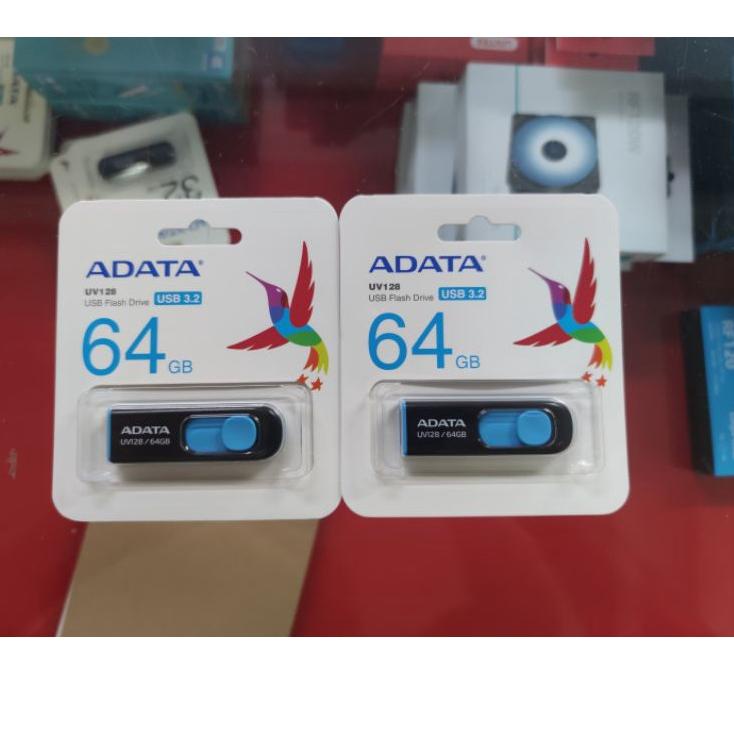 Lebih Laris AData FDD UV128 64GB USB 3.2