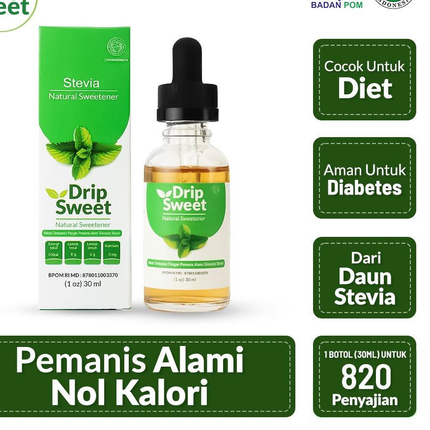 

☏ Drip Sweet 30 ml Stevia Cair ♀