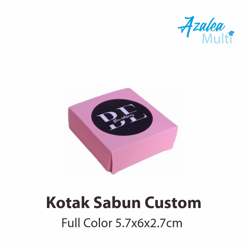

Kotak Sabun Custom Full Color 5.7x6x2.7cm / Kotak Produk / Kotak Kosmetik / Kotak Parfum