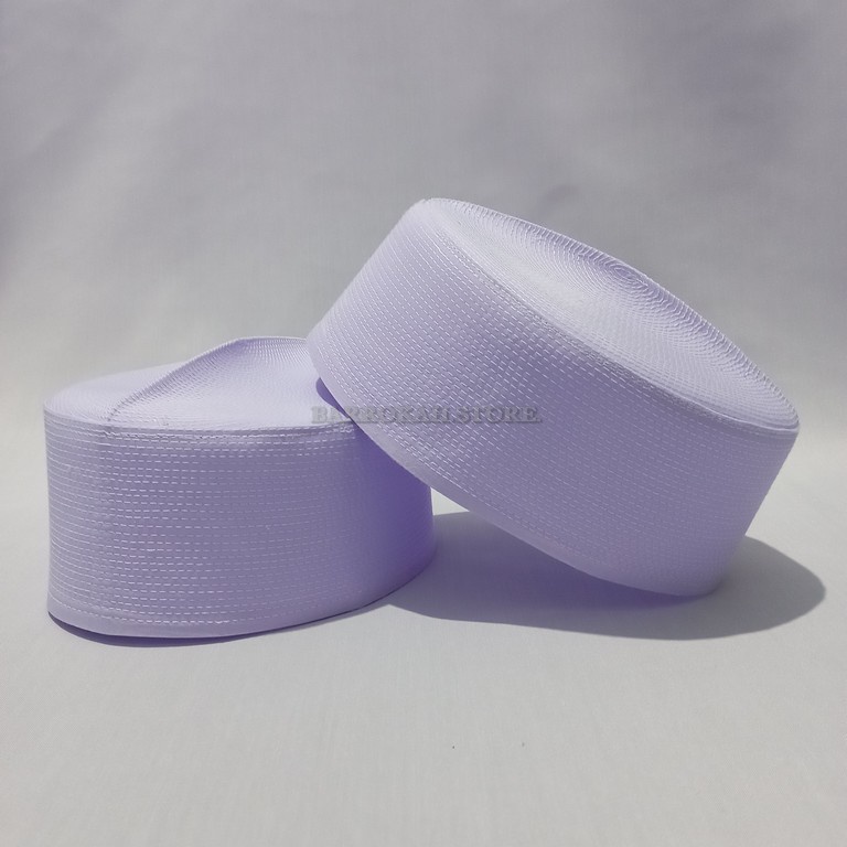 Peci Batok Peci Putih Peci Santri Kopiah Putih Topi Peci Tinggi 8cm