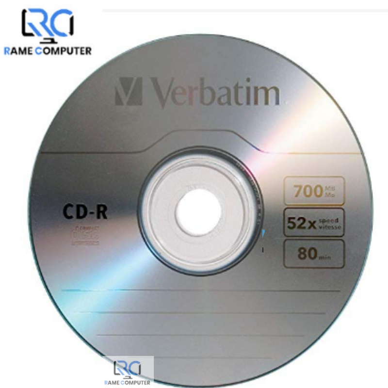 CD-R / CDR Kosong Verbatim 52x | 700 MB jual ecer per keping