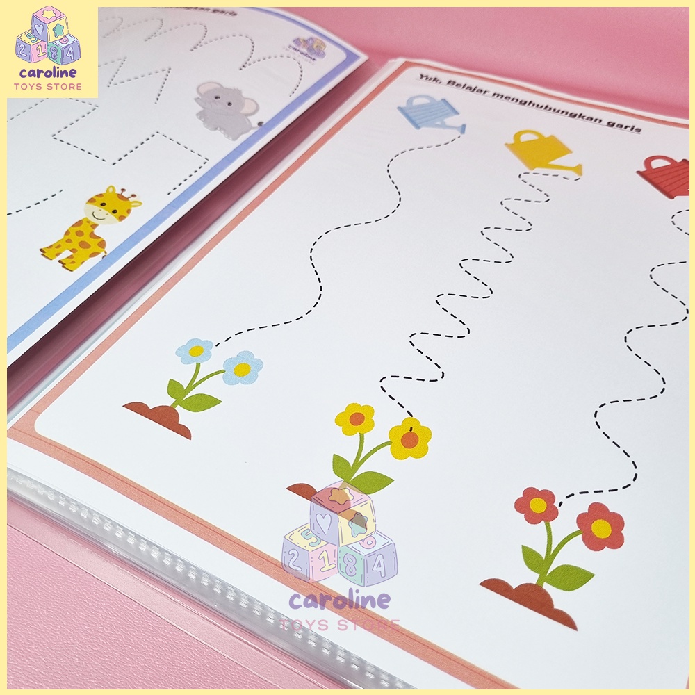 

RB Buku Aktivitas Pertamaku Worksheet Anak Pra TK 2 3 4 Tahun Paud Buku Edukasi Anak Bisa Dihapus