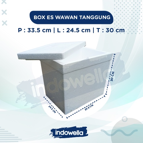 Kotak foam box es batu wawan ukuran tanggung
