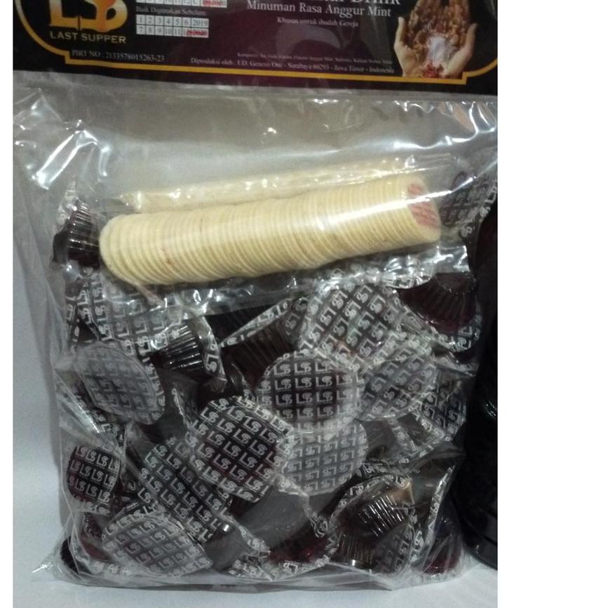 

Limited✅-Anggur Perjamuan Cup + Hosti Ayat LS (isi 100pcs) non alkohol