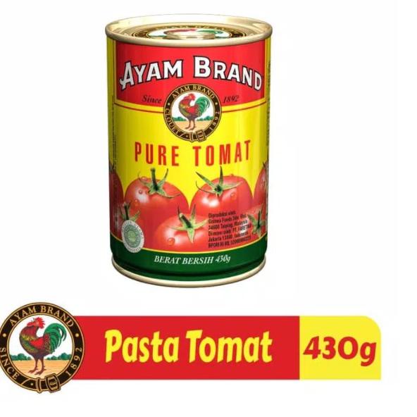 

✓ Ayam Brand - Tomat Puree Kaleng 430gr