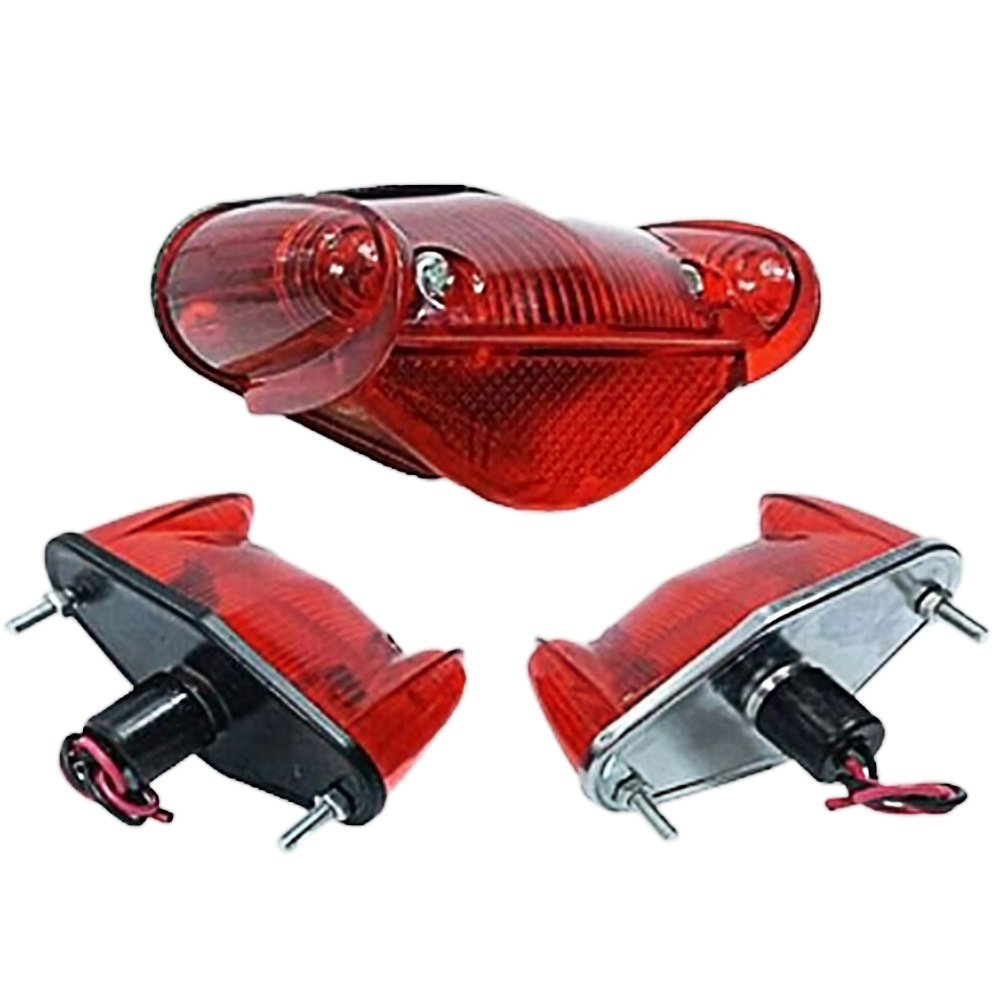 Kaca Lampu Stoplamp Belakang Model BSA Mika Mica Kaca Stop Stopan Blakang Model Kodok Kecil Inggris BSA/Kodok Kecil/Kodok Inggris