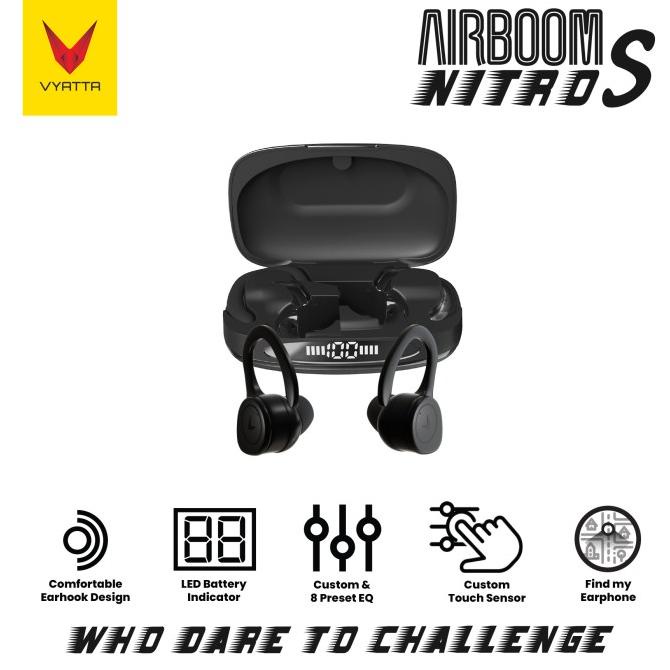 VYATTA Airboom Nitro S TWS Bluetooth Headset - Gaming Mode 40ms - FS