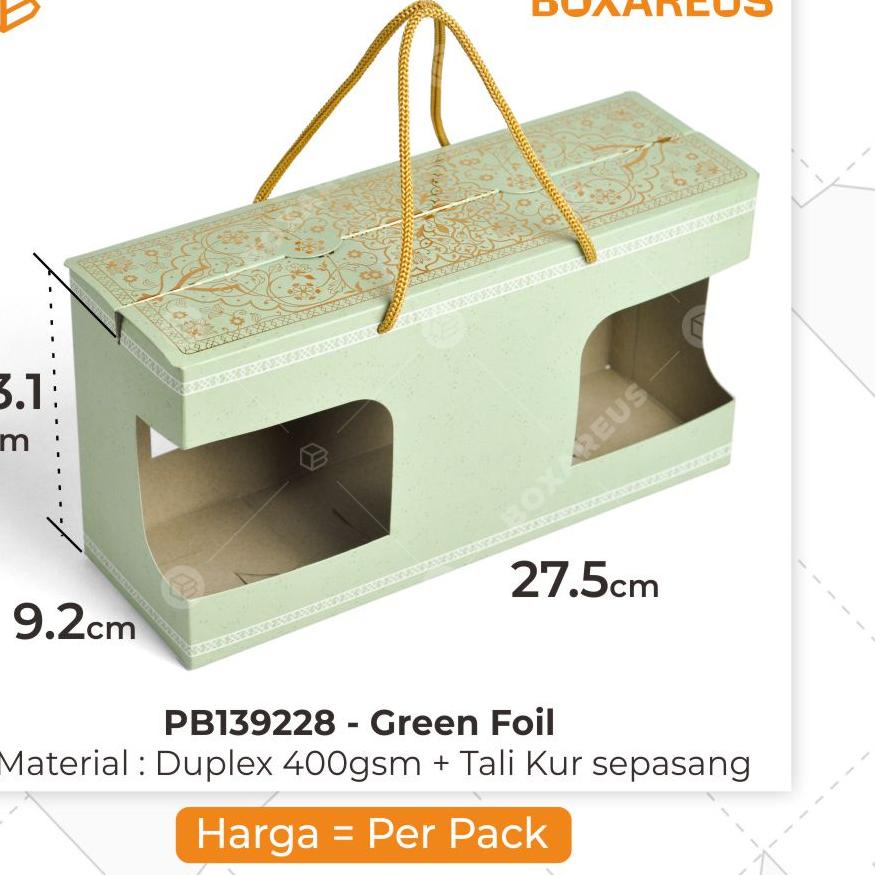 ֍ Box Toples Tabung Packaging Hampers Kemasan 3 Jar Silinder | PB ◄