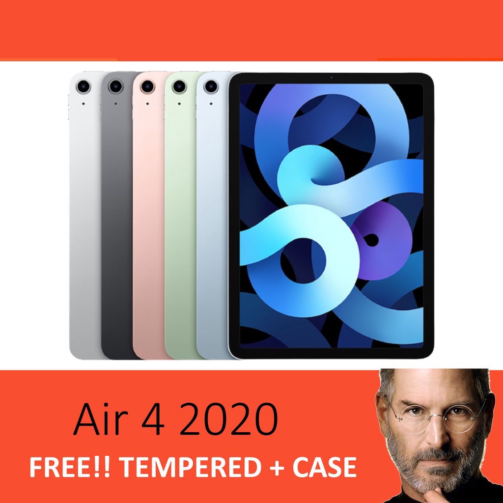 New and CPO Tableeett Air 4 2020 10.9&quot; 256GB 64GB Wifi Cellular Blue Silver Green Rose Gold Pink