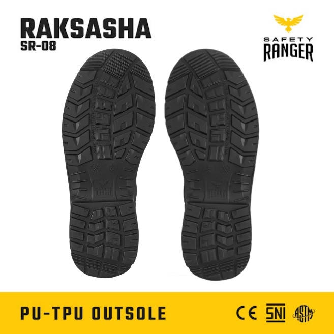 Sepatu Safety Ranger RAKSASHA (SR08) - Safety Shoes Berkualitas Original 100%