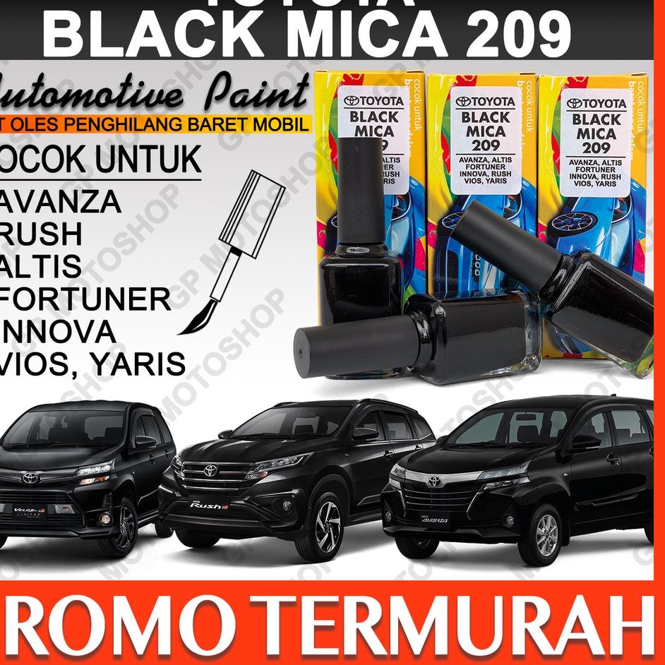 ▼ Cat Oles Toyota Black Mica 209 Penghilang Baret Mobil Lecet Gores Hitam Metalik Avanza Veloz Yaris