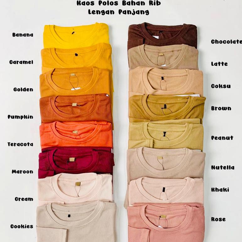 NPM.28Ma23n ‑ KAOS MOTIF TANGAN LENGAN PANJANG CEWEK MURAH