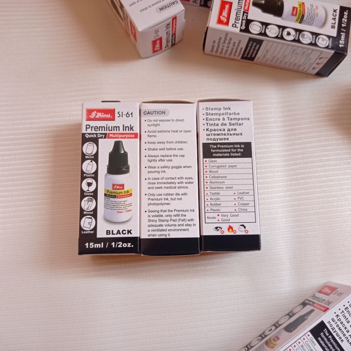 

Terlaris Shiny Premium Ink Hitam 15Ml Si-61 Black