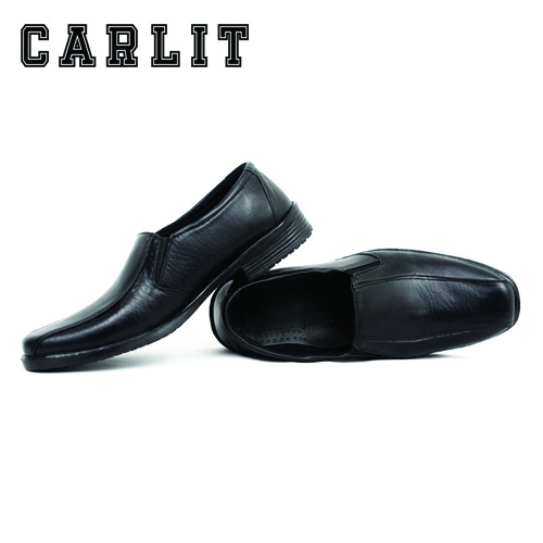Sepatu Pantofel Pria MDT 05 Hitam Original CARLIT Sepatu Kerja Kantor Kegiatan Formal