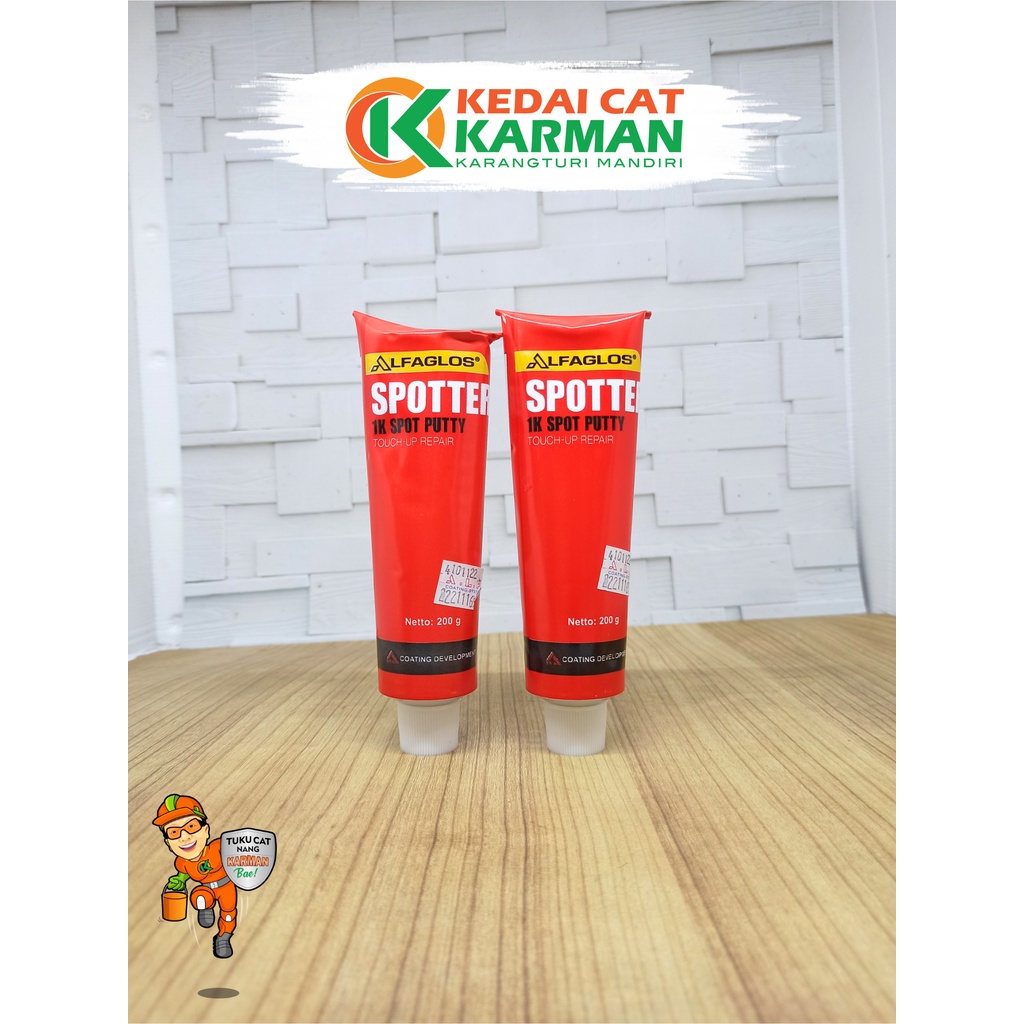 DEMPUL SPOT PUTTY ALFAGLOS DEMPUL SPOTPUTTY DEMPUL MOBIL MOTOR BESI ODOL ALFA GLOS