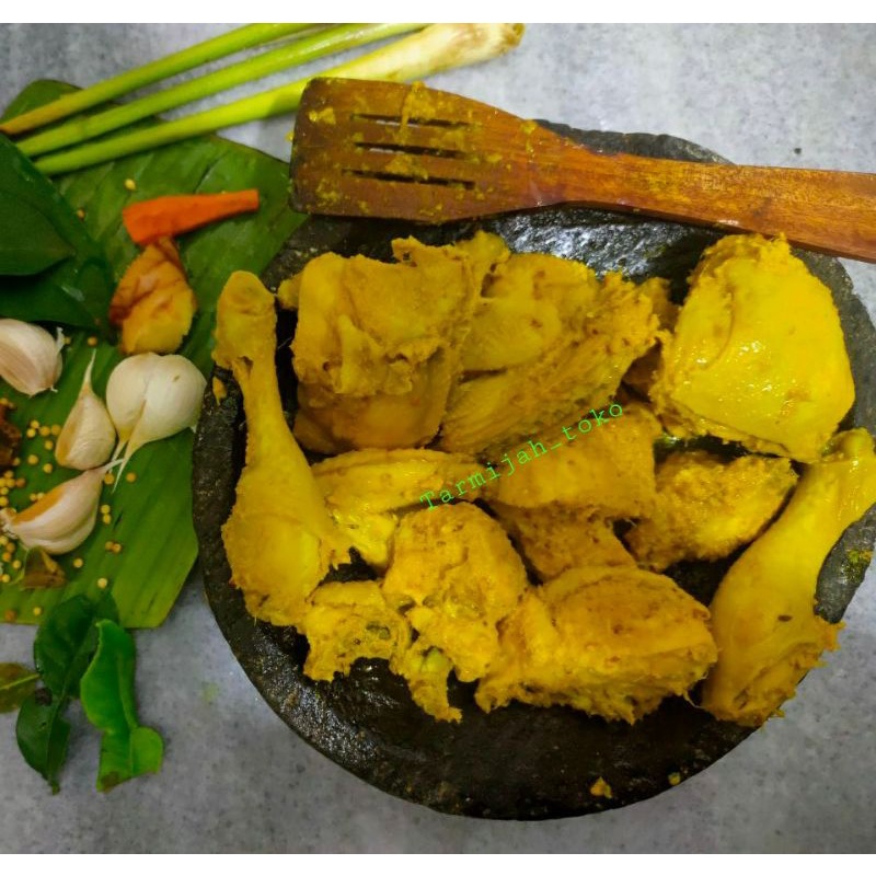 

Ayam Bumbu Kuning 1Ekor - 10 potong - Ungkep Presto - Siap Masak / Digoreng / Dibakar