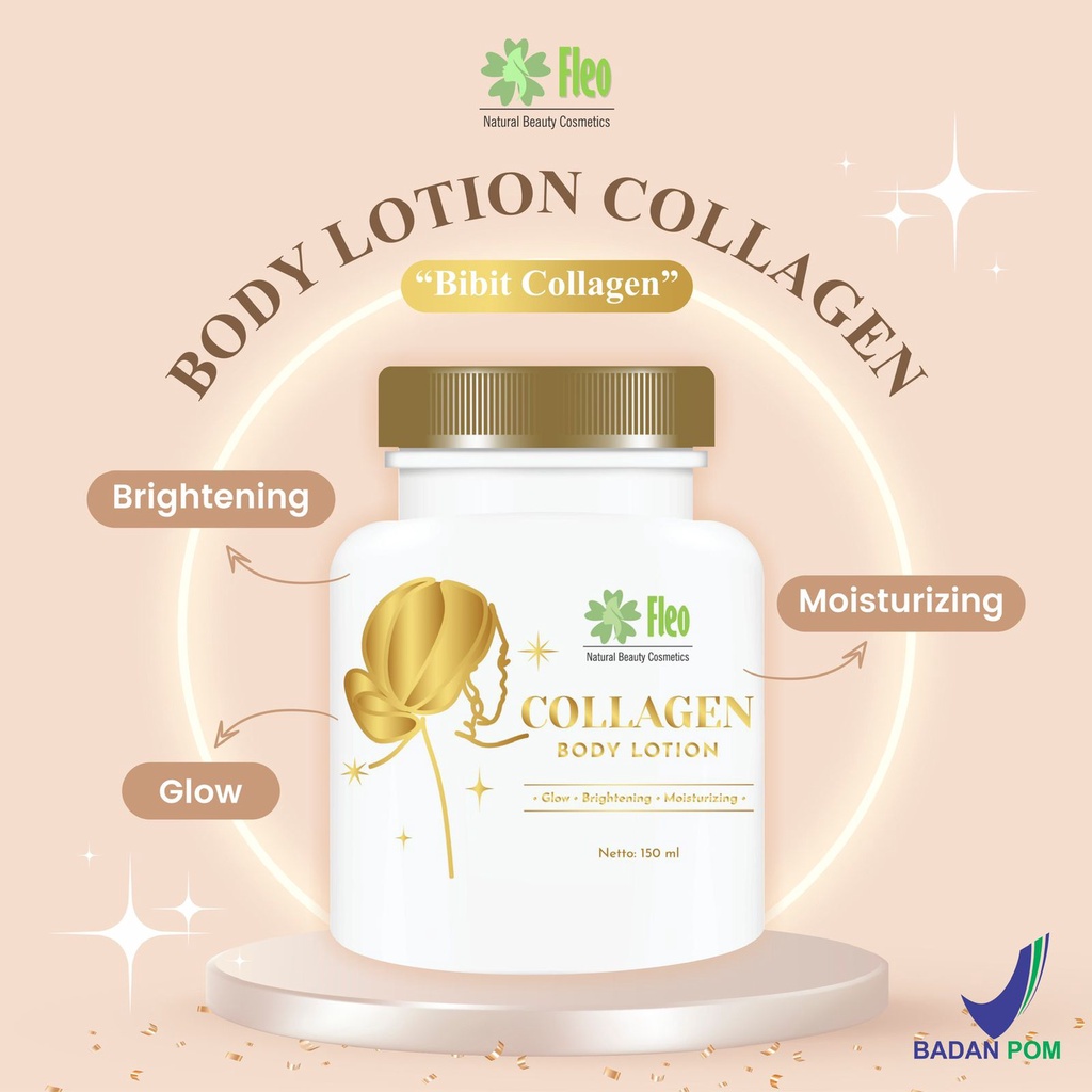 (LB) FLEO COLLAGEN BODY LOTION / FLEO BITCOL / LOTION BIBIT COLLAGEN FLEO - BPOM