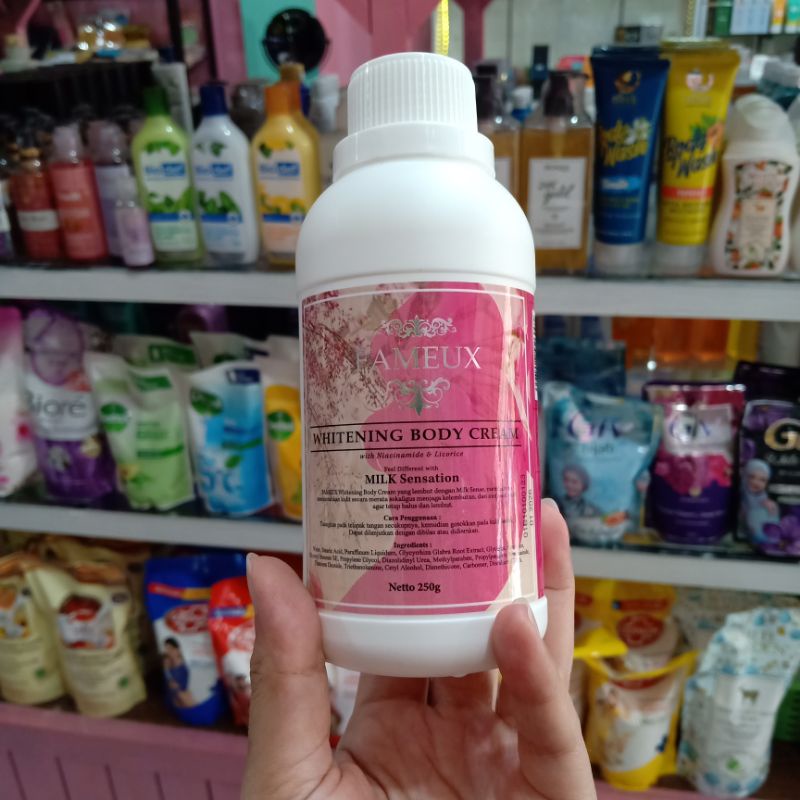 FAMEUX whitening body cream  250ml BPOM