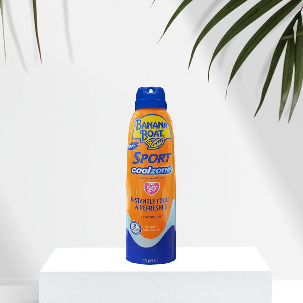 BANANA BOAT Sport Coolzone Spray SPF50 170g.