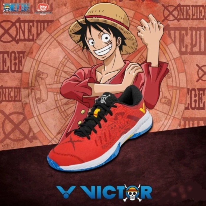 Sepatu Badminton Victor One Piece Luffy A-Opl D Original Limited