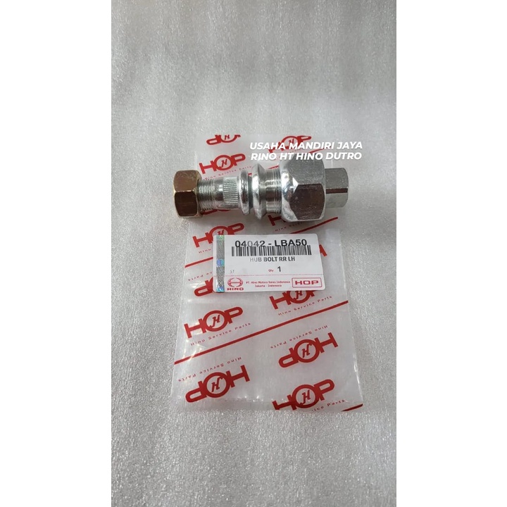 HUB BOLT REAR BAUT RODA BELAKANG RINO HT125 HT130 HOP HITAM LH KIRI