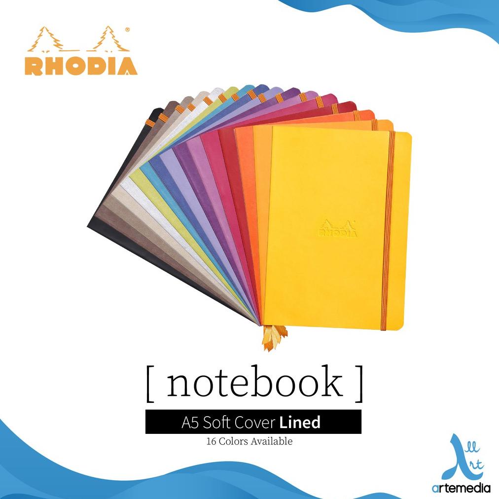 

Buku Catatan Rhodia A5 Lined Softcover Notebook