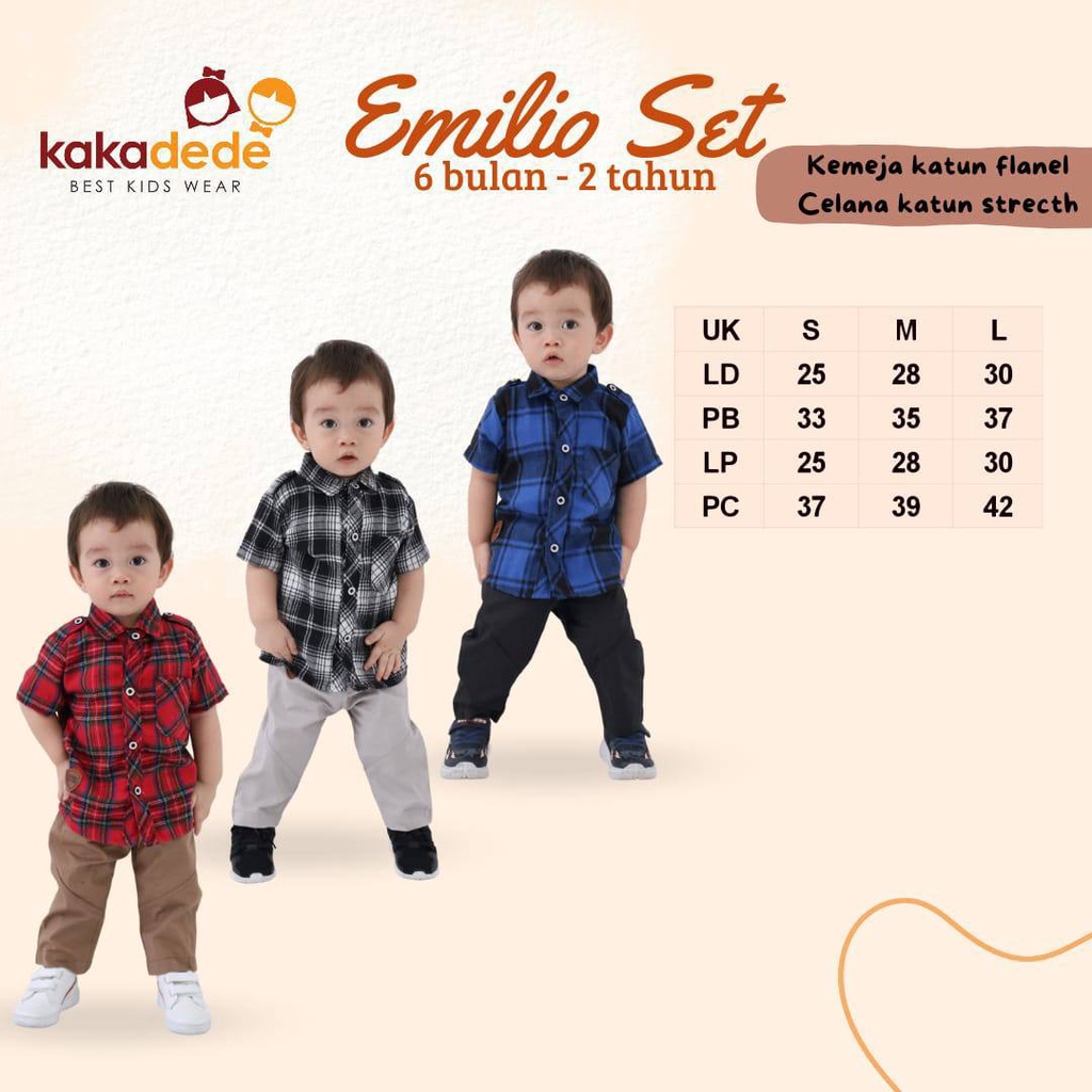 Setelan anak babay Emilio by kakadede