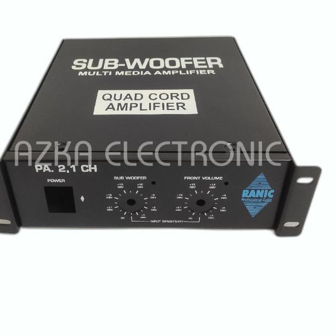 ✯ Box Power Amplifier Subwoofer 2.1 Channel ➹