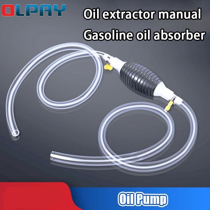 Pompa Tangan Transfer Oli Bensin Mobil Oil Extractor 1M - NC02 - Black