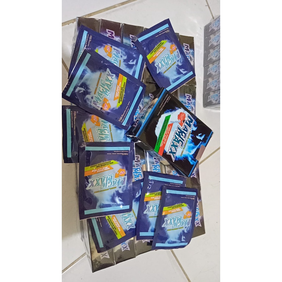 COD MAGIC MAXX Original (1 BOX TISU isi 8 sachet) Tisu MAGIC (TAHAN LAMA) Jamu Herbal