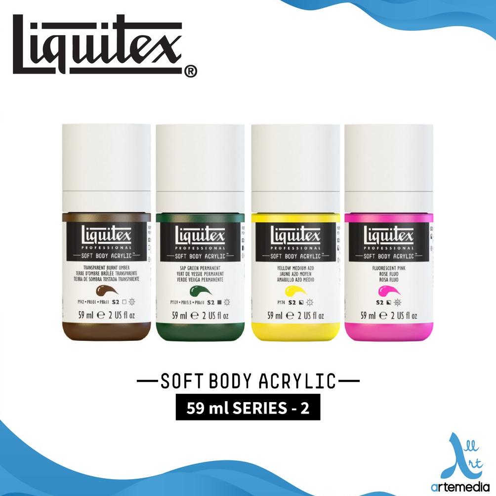 

Cat Akrilik Liquitex Soft Body 59ml Series 2 Acrylic Color