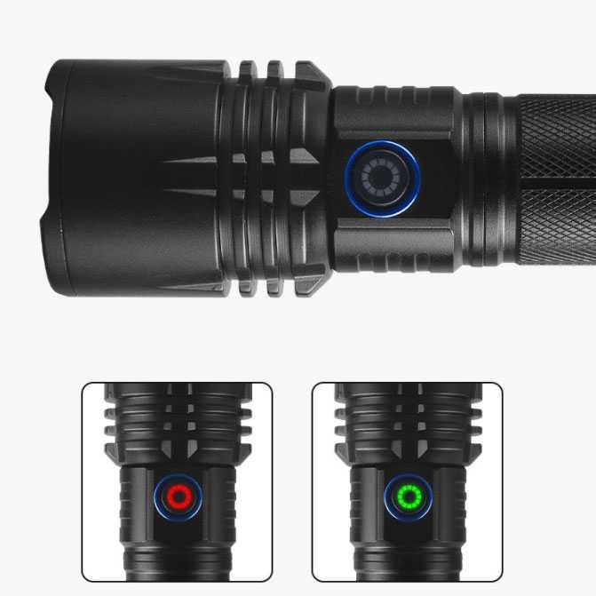 Senter LED Tactical Flashlight - P50 - Black