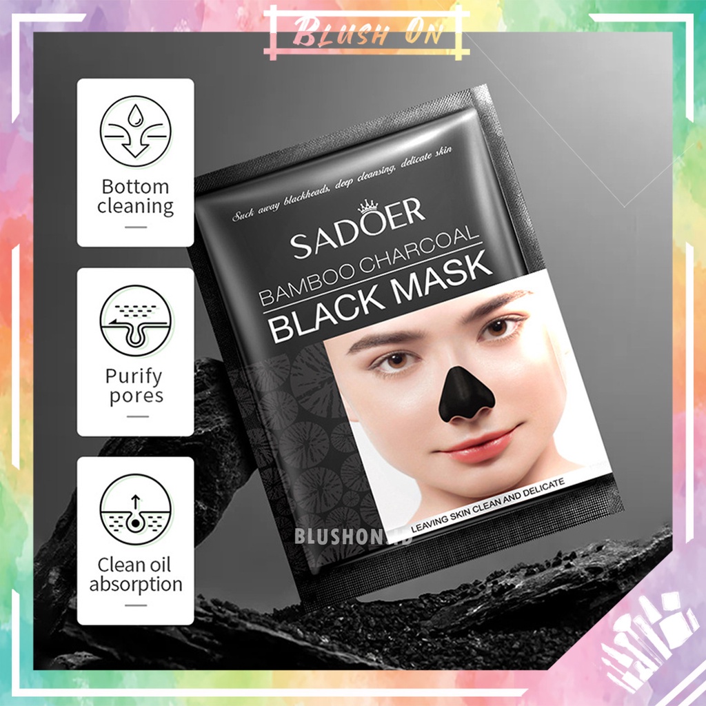 Blackhead Mask Remover Masker Penghilang Komedo Activated Carbon