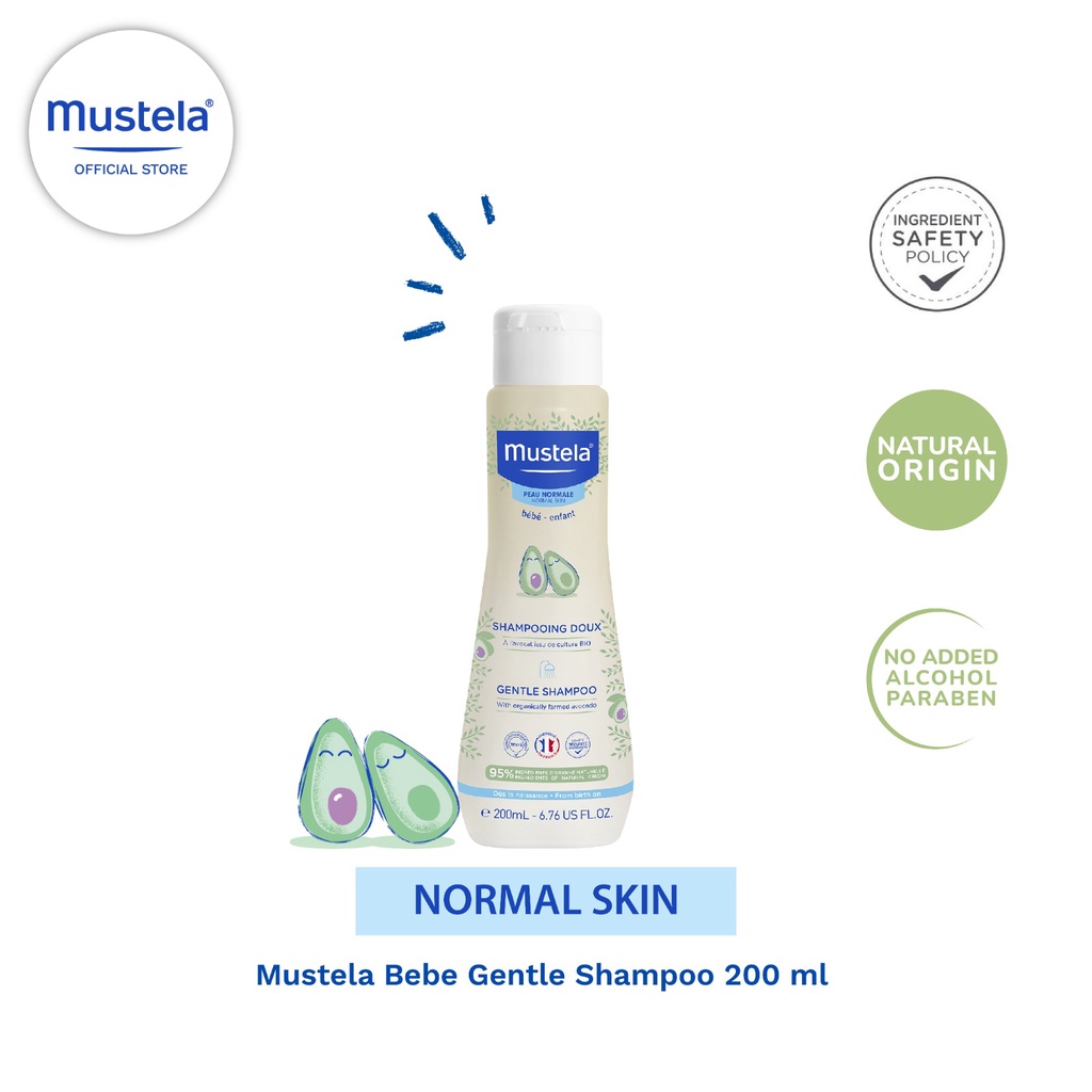 Mustela Bebe Gentle Shampoo 200 ml - Shampoo Bayi