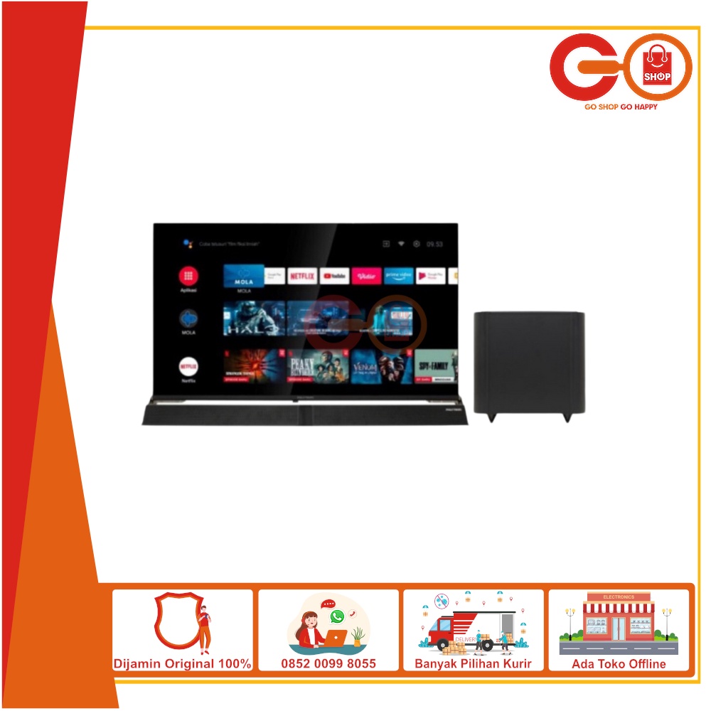 POLYTRON FULL HD ANDROID TV CINEMAX SOUNDBAR PLD-43BAG5959 PLD-43BAG5959