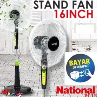 ➷ STAND FAN NATIONAL PLUS kipas angin berdiri 16 inch ✫