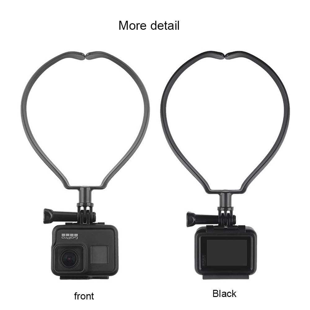 Neck Hold Mount Lanyard Strap Kalung Leher for GoPro - GA888 - Black