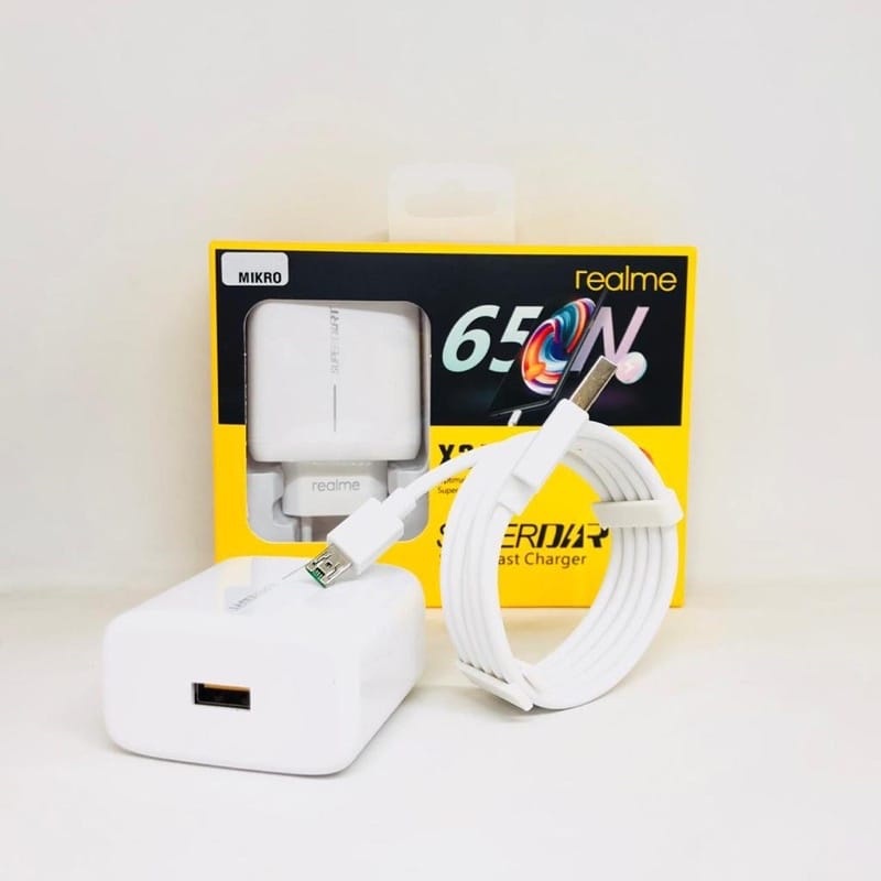 Charger Realme X3Pro/X60Pro Micro TypeC Super Fast Charger Resmi Indonesia BY SMOLL