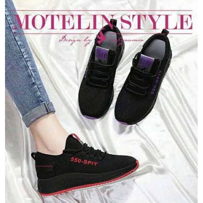 Sepatu Wanita Fashion Korea Nylon Sneakers Casual Trendy SPIY SP067