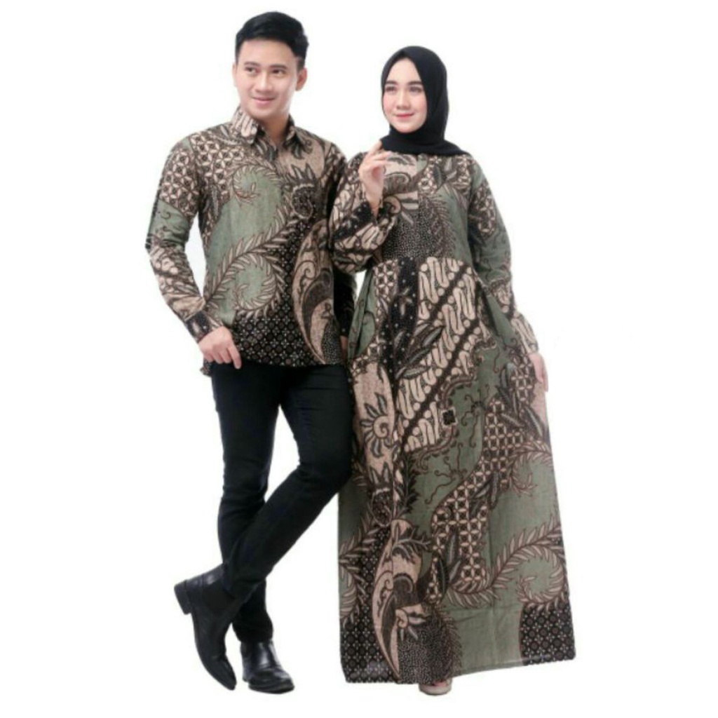 BATIK COUPLE KELUARGA sania ruffle ori ndoro jawi dnt terbaru