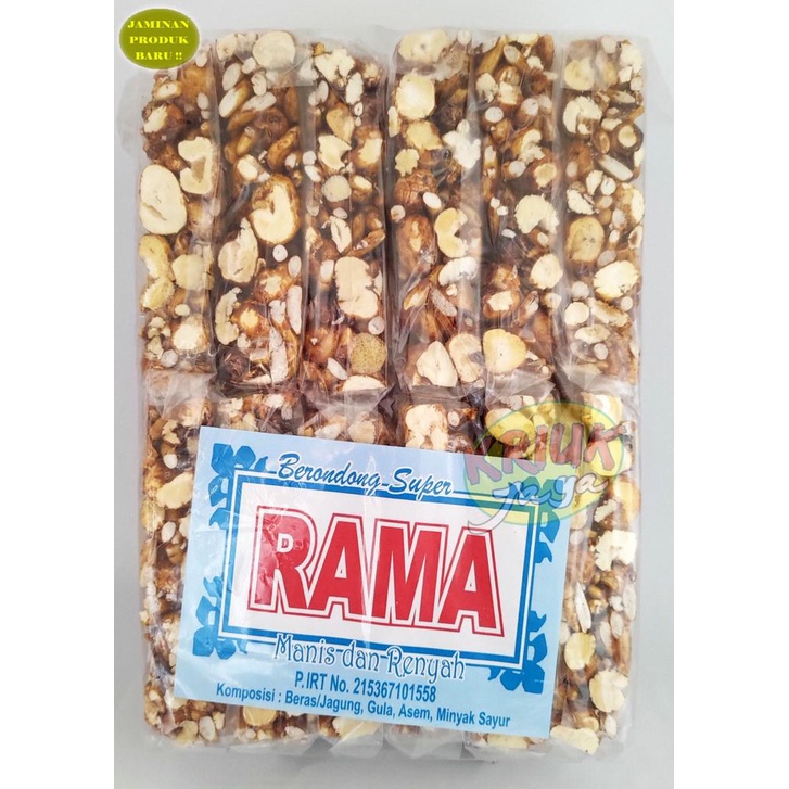 

Cemilan TRADISIONAL Jipang - Brondong Jagung RAMA isi 12 pack 250 Gram
