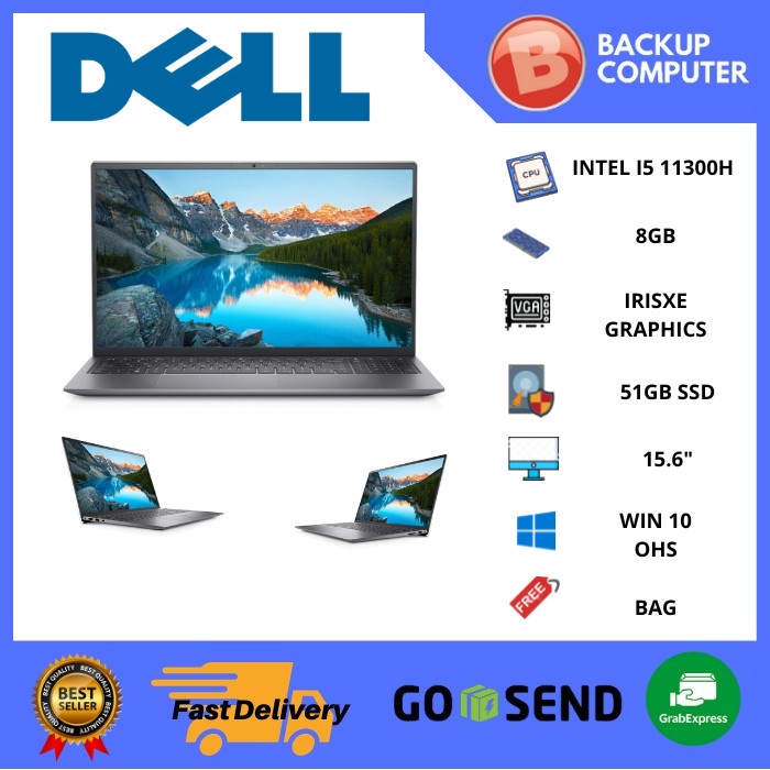 LAPTOP DELL INSPIRON 15-5510 I5 11300H 8GB 512GB SSD
