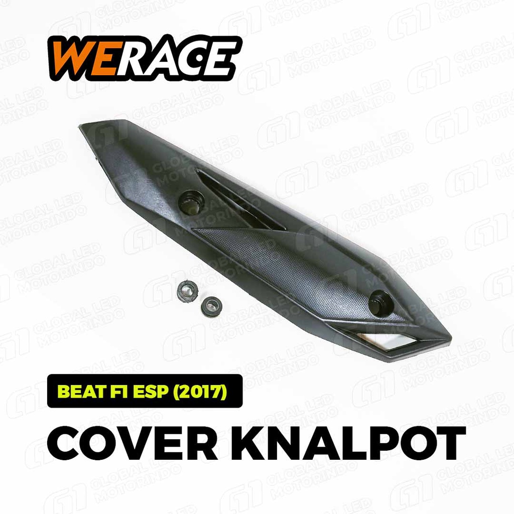 [WERACE] Cover Pelindung / Tutup Tameng Knalpot Standar Honda BEAT FI ESP 2017