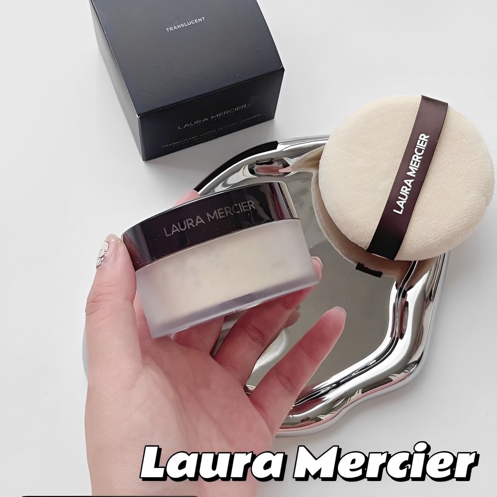 【Versi baru】Laura Mercier Translucent Loose Setting Powder new packaging 29gr full size Dengan box