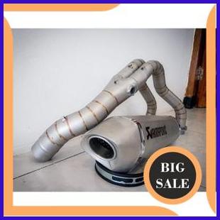 Knalpot Akrapovic Titanium Sandblast Full System Kawasaki ER6 ER6N ER6F - Versys 650 1M4R23 onderdil