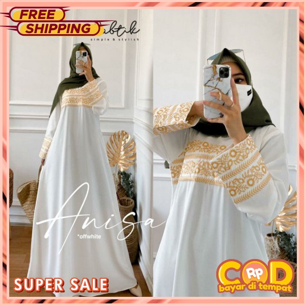 Jubah Cewek Muslimah Baj Gamis Lengan Pnjng Bju Gamis Dris Ukuran S M L Lx Xxl Xxxl Ibu Ghamis Deres